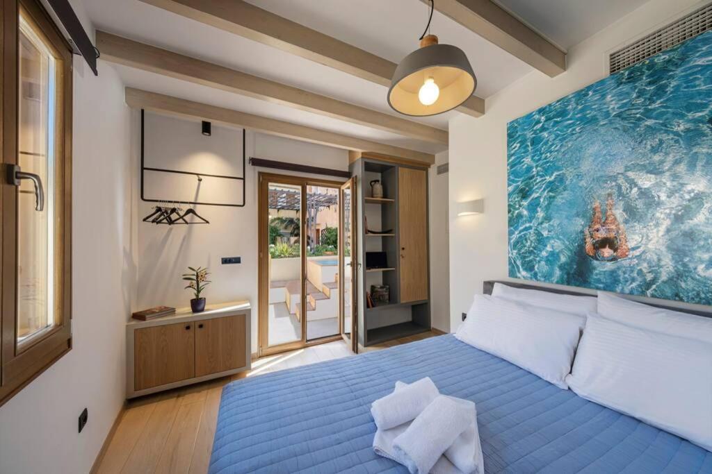 Casa Eva With Outdoor Heated Jacuzzi And Hamam Villa Chania  Bagian luar foto