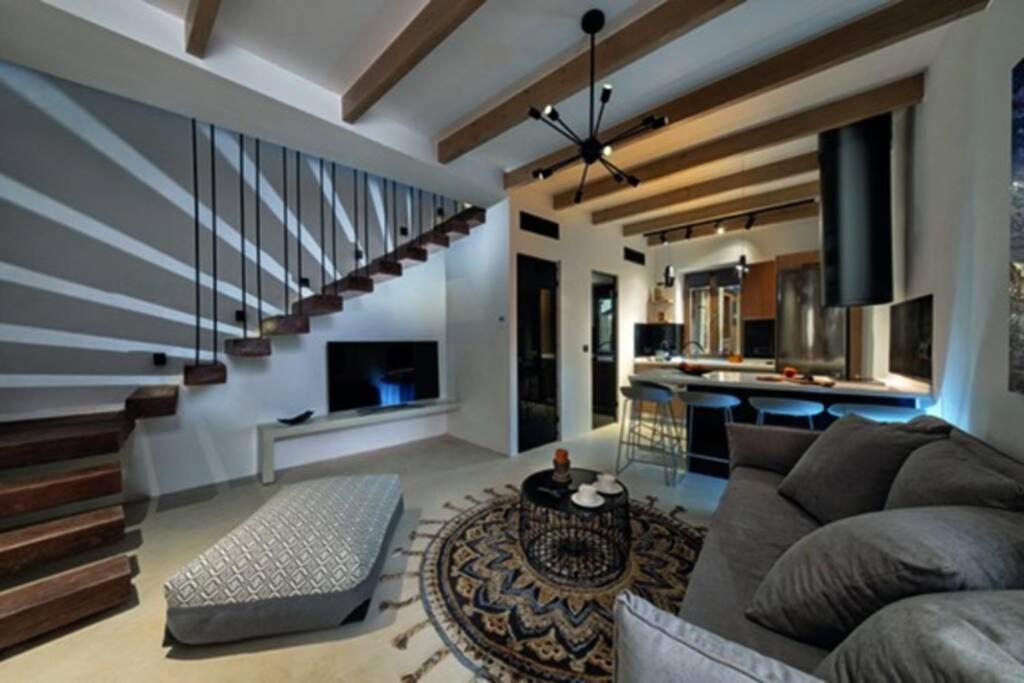 Casa Eva With Outdoor Heated Jacuzzi And Hamam Villa Chania  Bagian luar foto
